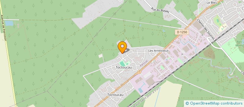 localisation de l'entreprise BAUD MICHEL EDUCATION CANINE POUR L'AMOUR DES ANIMAUX  PESSAC