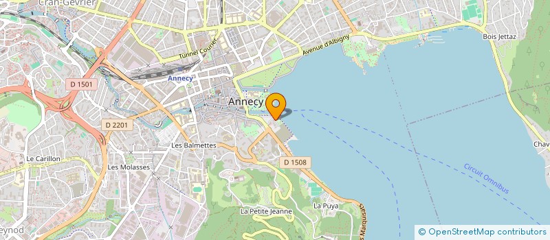 localisation de l'entreprise BAUD PATRIMOINE  ANNECY