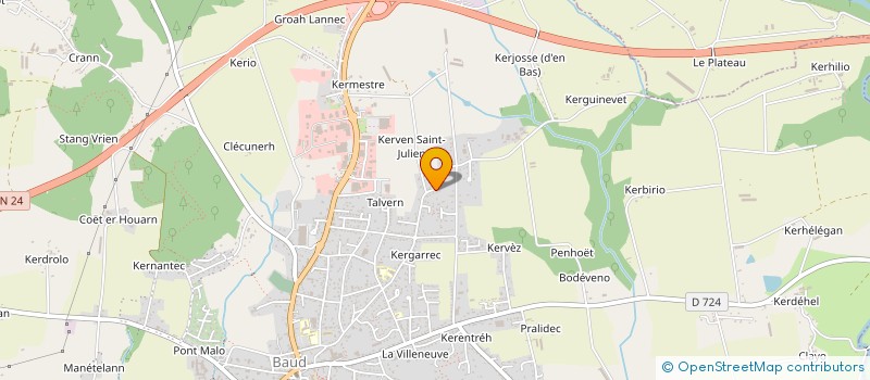 localisation de l'entreprise BAUD PAYSAGES  BAUD