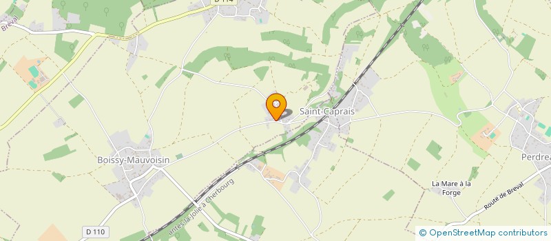 localisation de l'entreprise BAUD PEPINIERISTE  BOISSY-MAUVOISIN