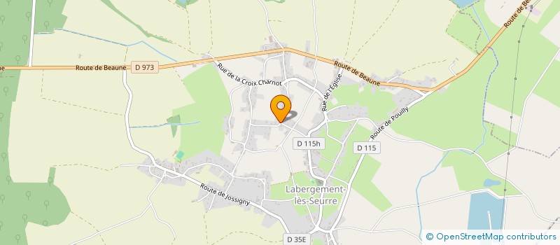 localisation de l'entreprise BAUDARD  LABERGEMENT-LES-SEURRE