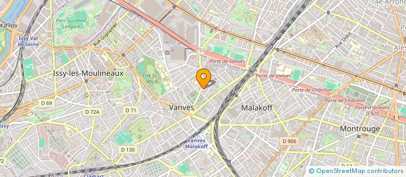 localisation de l'entreprise BAUDCOM à VANVES