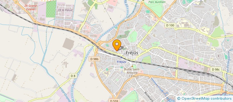 localisation de l'entreprise BAUDE ELECTRICITE à FREJUS