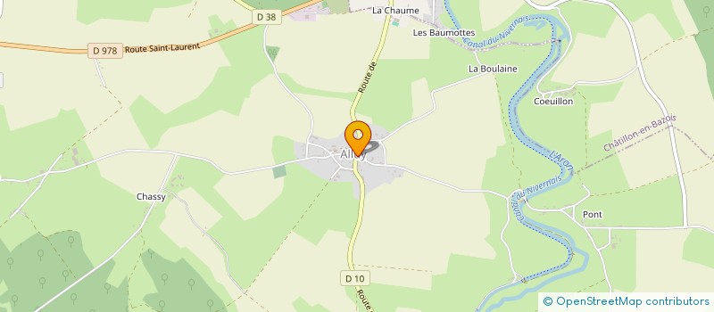 localisation de l'entreprise BAUDE NICOLAS à MONT-ET-MARRE