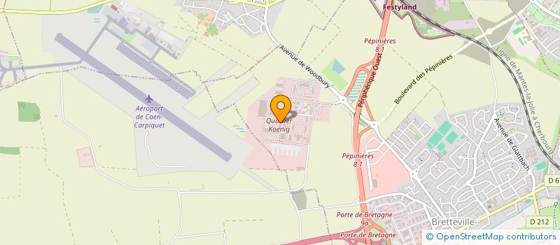 localisation de l'entreprise BAUDE RECRUTEMENT  BRETTEVILLE-SUR-ODON