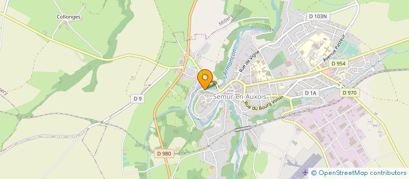 localisation de l'entreprise BAUDE RENOVATION à SEMUR-EN-AUXOIS