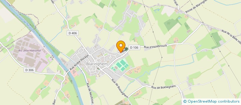 localisation de l'entreprise BAUDELET HOLDING à BLARINGHEM
