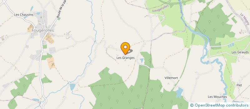 localisation de l'entreprise BAUDENOR VIERZON à FOUGEROLLES