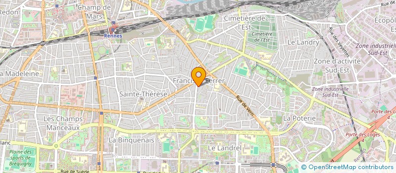 localisation de l'entreprise BAUDESSON GUILLAUME & BERTRAND EMILIE  RENNES