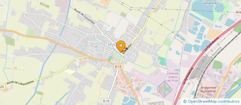 localisation de l'entreprise BAUDET-ANTHILDE  SEYSSES