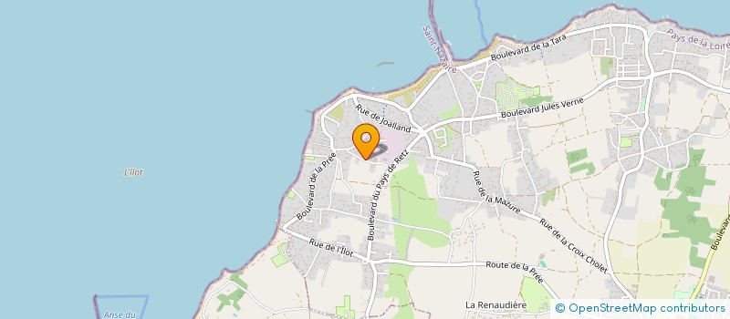 localisation de l'entreprise BAUDET FAMILY à LA PLAINE-SUR-MER