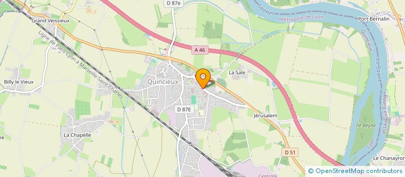 localisation de l'entreprise BAUDET FAMILY  QUINCIEUX