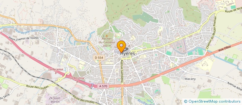 localisation de l'entreprise BAUDET LA HAVANE à HYERES