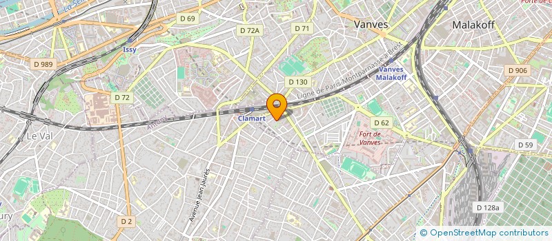 localisation de l'entreprise BAUDEVIN  MALAKOFF