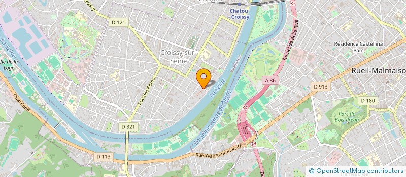 localisation de l'entreprise BAUDI 6  CROISSY-SUR-SEINE