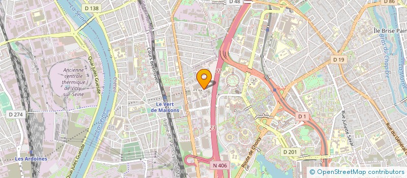 localisation de l'entreprise BAUDIBEL à MAISONS-ALFORT