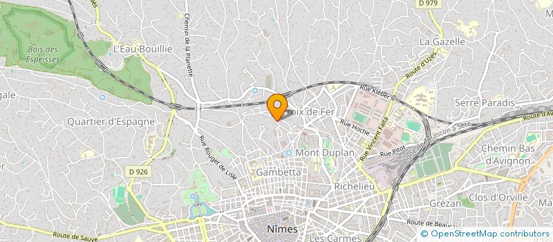 localisation de l'entreprise BAUDILE BRANDS STUDIO  NIMES