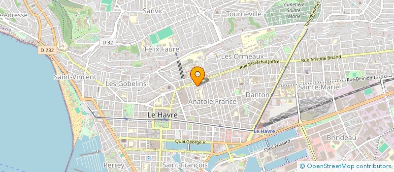 localisation de l'entreprise BAUDIMM  LE HAVRE