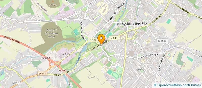 localisation de l'entreprise BAUDIMMO  BRUAY-LA-BUISSIERE