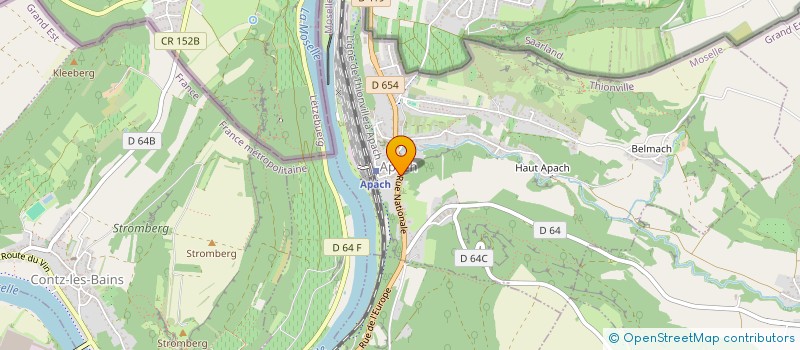 localisation de l'entreprise BAUDIN  MALLING