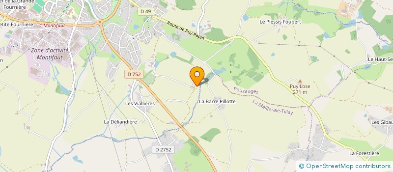 localisation de l'entreprise BAUDIN ENERGIE  MENOMBLET