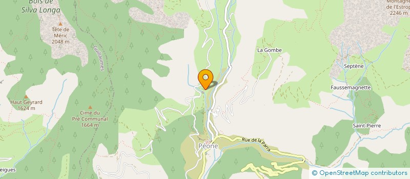 localisation de l'entreprise BAUDIN ET FILS  PEONE