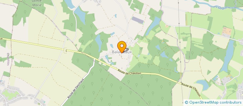 localisation de l'entreprise BAUDIN MATHIEU  BALAISEAUX