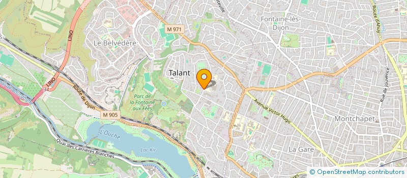 localisation de l'entreprise BAUDINVEST  TALANT