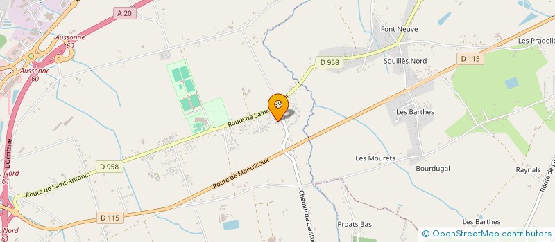 localisation de l'entreprise BAUDOIN-DELZERS  MONTAUBAN