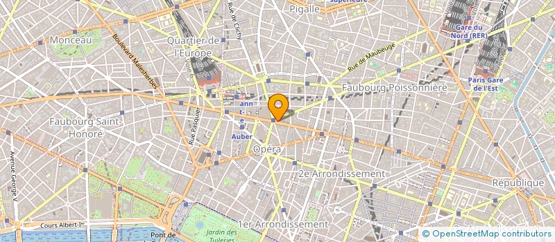 localisation de l'entreprise BAUDOIN SARL  PARIS