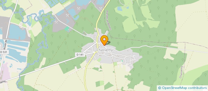 localisation de l'entreprise BAUDON BENOIT  CHASSEMY