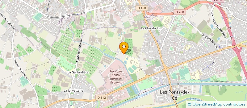 localisation de l'entreprise BAUDONNIERE à LES PONTS-DE-CE