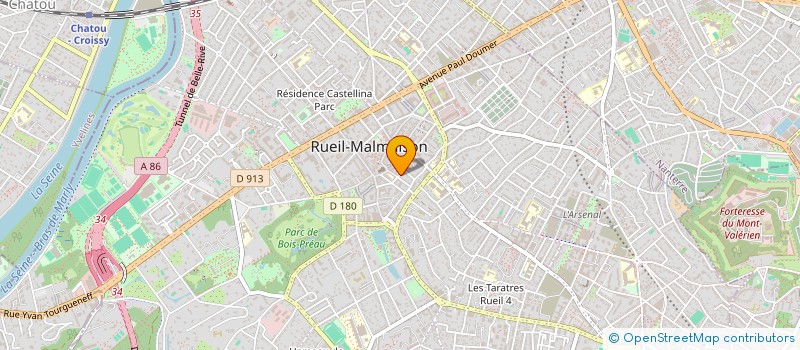localisation de l'entreprise BAUDOT à RUEIL-MALMAISON