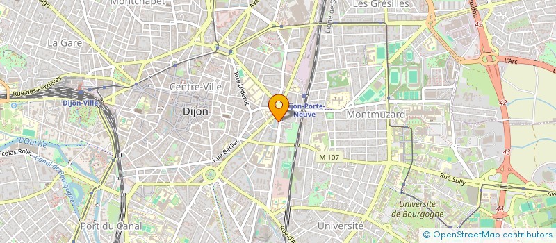 localisation de l'entreprise BAUDOT CUROT à DIJON