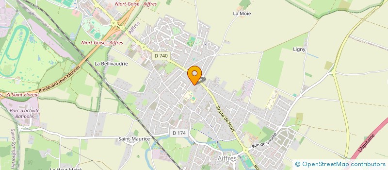 localisation de l'entreprise BAUDOUIN à PRAHECQ
