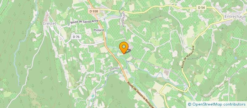 localisation de l'entreprise BAUDOUIN  CRESTET