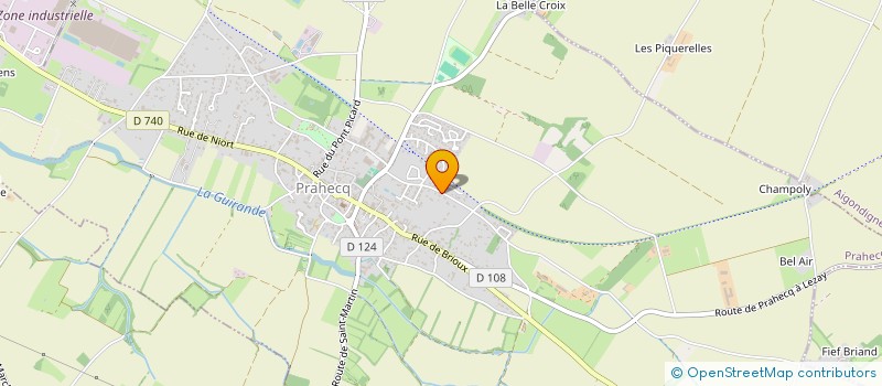 localisation de l'entreprise BAUDOUIN IMMOBILIER  PRAHECQ