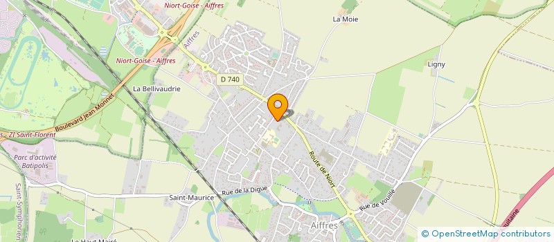 localisation de l'entreprise BAUDOUIN SERVICES  PRAHECQ