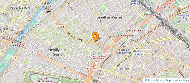 localisation de l'entreprise BAUDOUX BRULE ASSOCIES à LEVALLOIS-PERRET