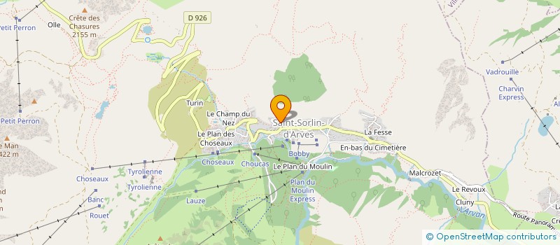 localisation de l'entreprise BAUDRAY FREDERIC  SAINT-SORLIN-D ARVES