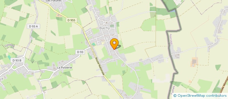 localisation de l'entreprise BAUDRENGHIEN J & WATTEZ E à CYSOING