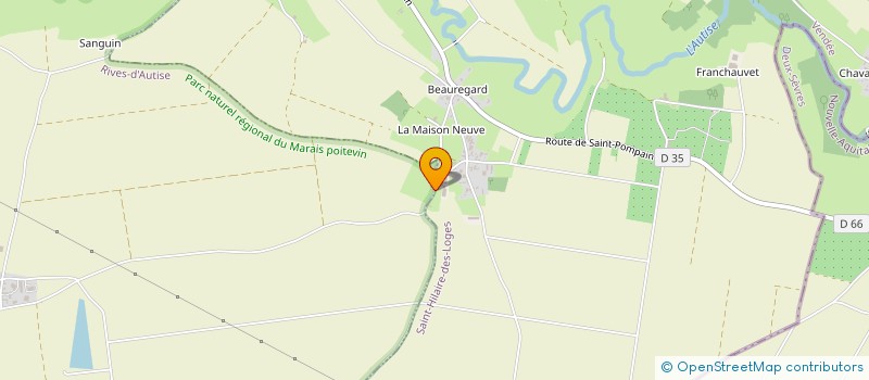 localisation de l'entreprise BAUDRIC  SAINT-HILAIRE-DES-LOGES