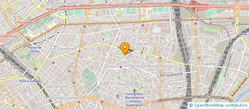 localisation de l'entreprise BAUDRICOURT TAXIS à PARIS