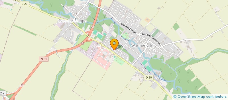 localisation de l'entreprise BAUDRILLARD-LALLEMENT à WARMERIVILLE