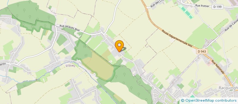 localisation de l'entreprise BAUDRINGHEM D  CAMPAGNE-LES-WARDRECQUES