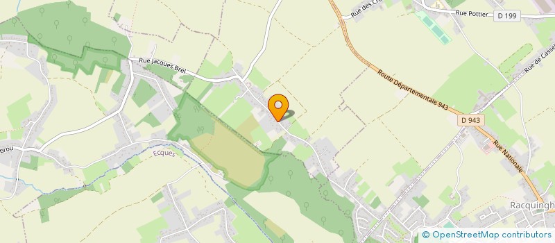 localisation de l'entreprise BAUDRINGHEM G  CAMPAGNE-LES-WARDRECQUES