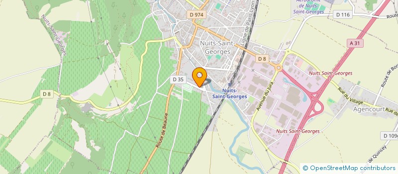 localisation de l'entreprise BAUDRY à NUITS-SAINT-GEORGES