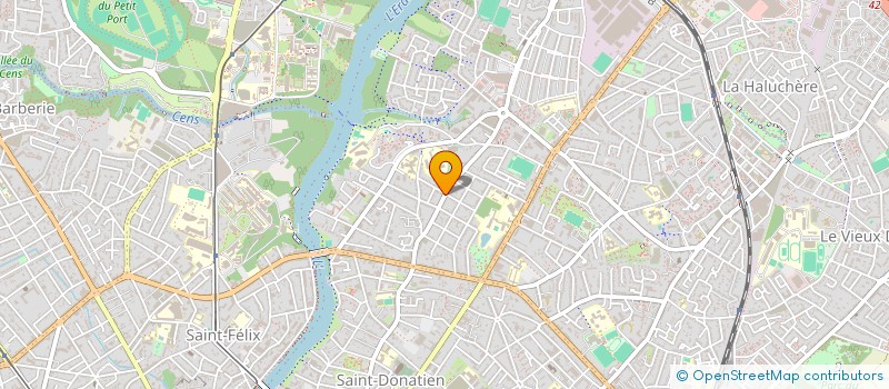 localisation de l'entreprise BAUDRY à NANTES