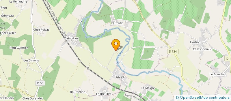localisation de l'entreprise BAUDRY à CLION