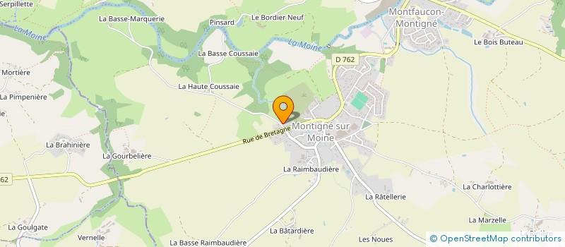 localisation de l'entreprise BAUDRY AUDIT CONSEIL  SEVREMOINE